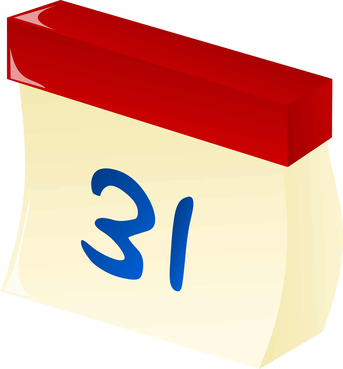 Tear-off Calendar Date Calendar Appointment - Kalenderblatt Clipart (1190x1280)