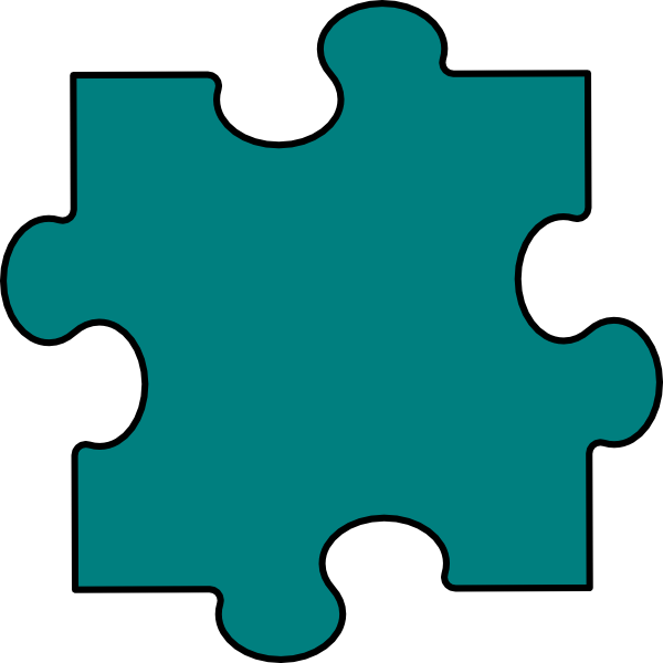Puzzle Piece Clip Art Hostted - Clip Art (600x600)