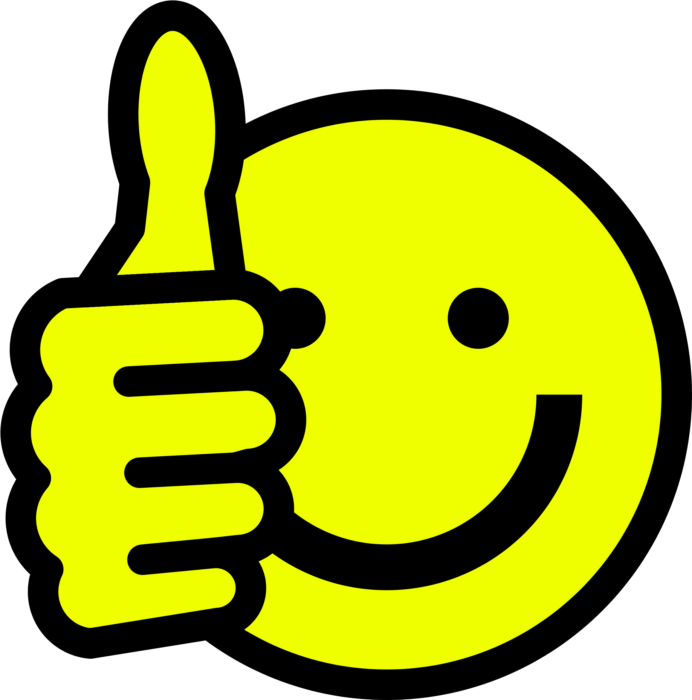 Get Your Message In Print - Thumbs Up Smiley Vector (2400x2400)