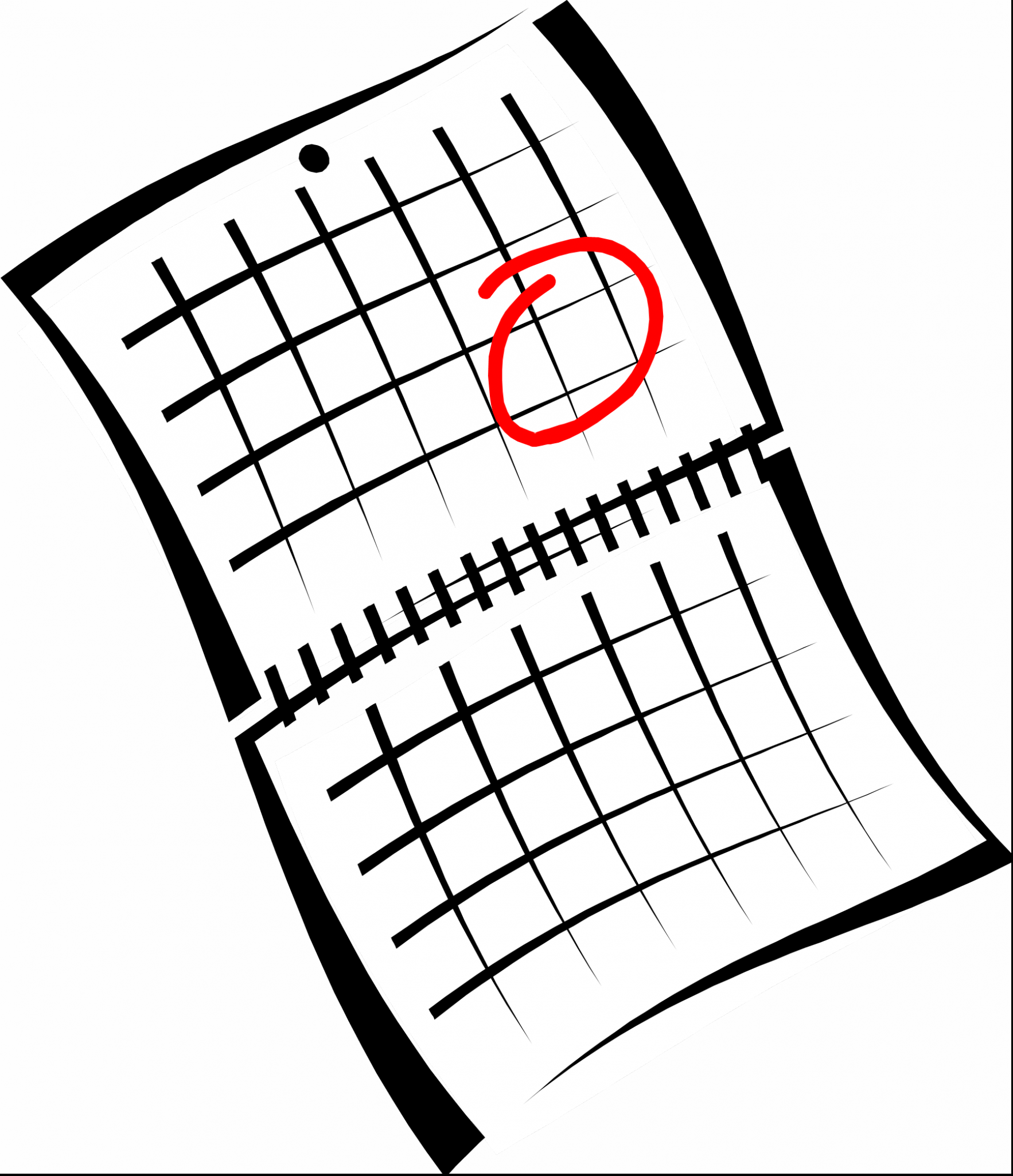Calendar - Calendar Clip Art (1766x2051)
