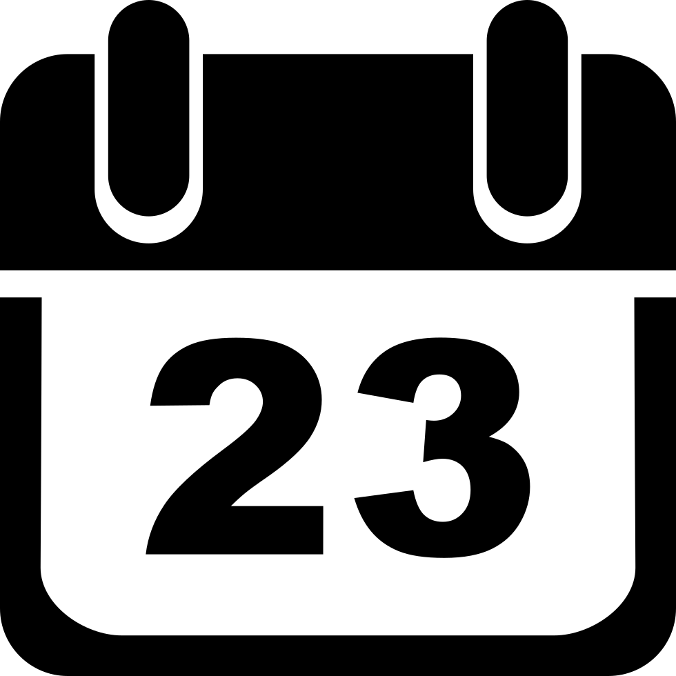 Calendar Comments - 23 March Clipart (980x980)