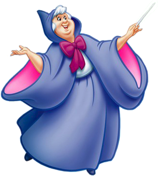 Free Printable Clipart Fairy Table - Fairy Godmother Cinderella Png (342x364)