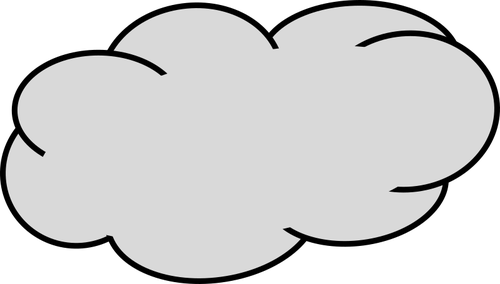 Download Free Printable Clipart And Coloring Pages - Grey Cloud Clipart (500x284)