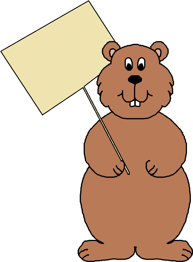 Groundhog Clipart (676x893)