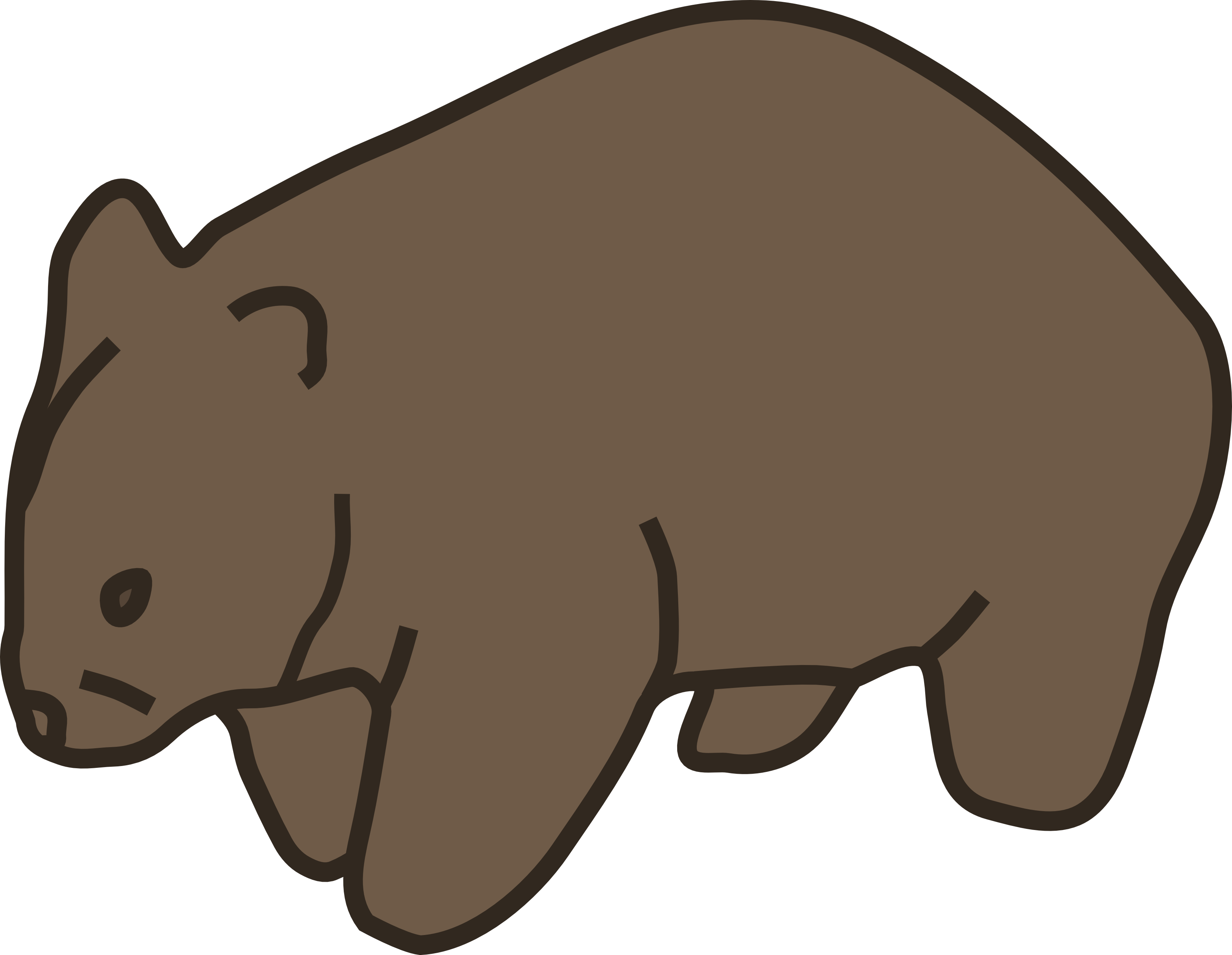 Wombat Clip Art - Clipart Wombat (3333x2582)