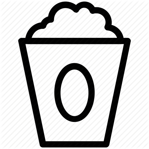Cinema Refreshment, Corn, Popcorn, Popping Corn, Refreshment - Popcorn (512x512)
