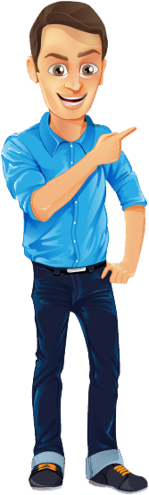 Explore Blue Shirts, Jeans And More - Male Vector Character (594x559)