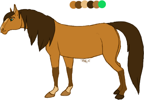 Spirit-style Horse Commission - Horse (600x400)