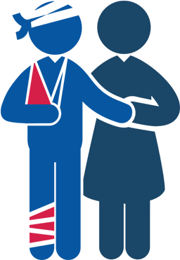 Discharge Within 8 Hours Infographic - Patient And Caregiver Icon (398x370)