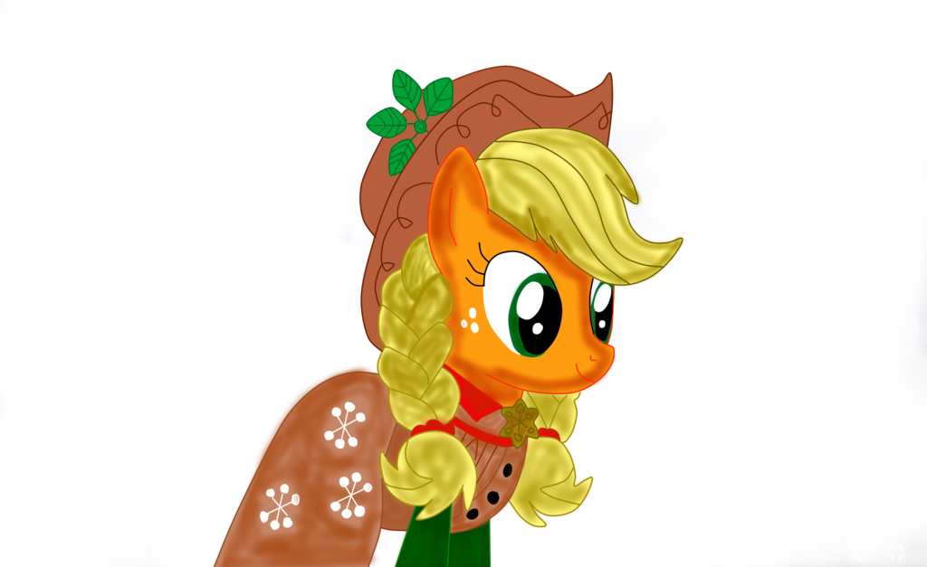 Applejack From Hearth Warming Tail By Xxrhian-midnightxx - Cartoon (1024x627)