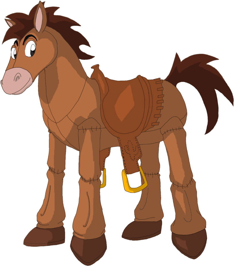 Jessie Sheriff Woody Bullseye Toy Story - Bullseye Toy Story Png (900x1200)