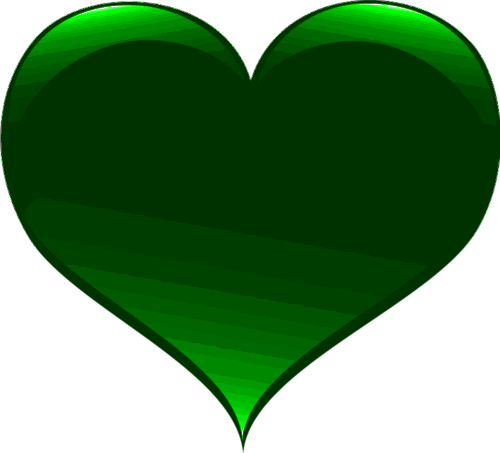Coeur Vert - Heart (500x453)