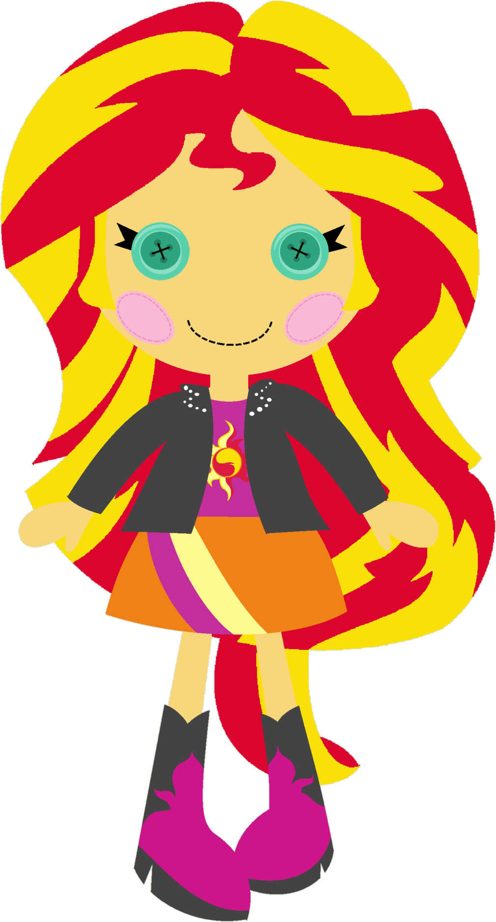 Sunset Shimmer - Sunset Shimmer (1024x1886)