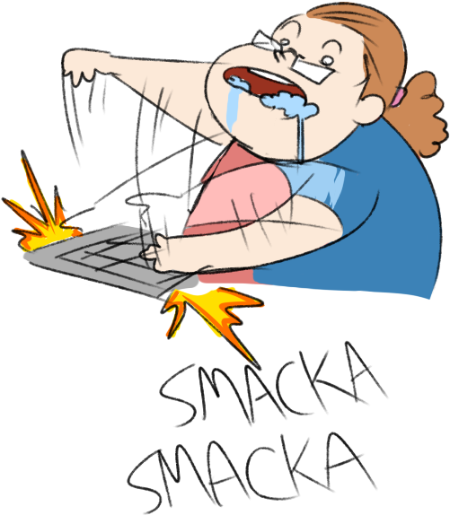 I Am A Big Smelly Poo - Computer (542x617)