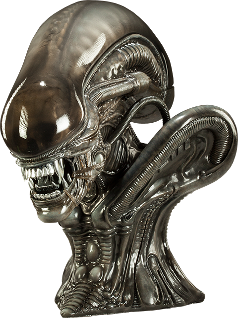I've Always Loved That There's A Human Skull Subtlety - Alien Big Chap Alien Legendary Scale Bust (480x640)