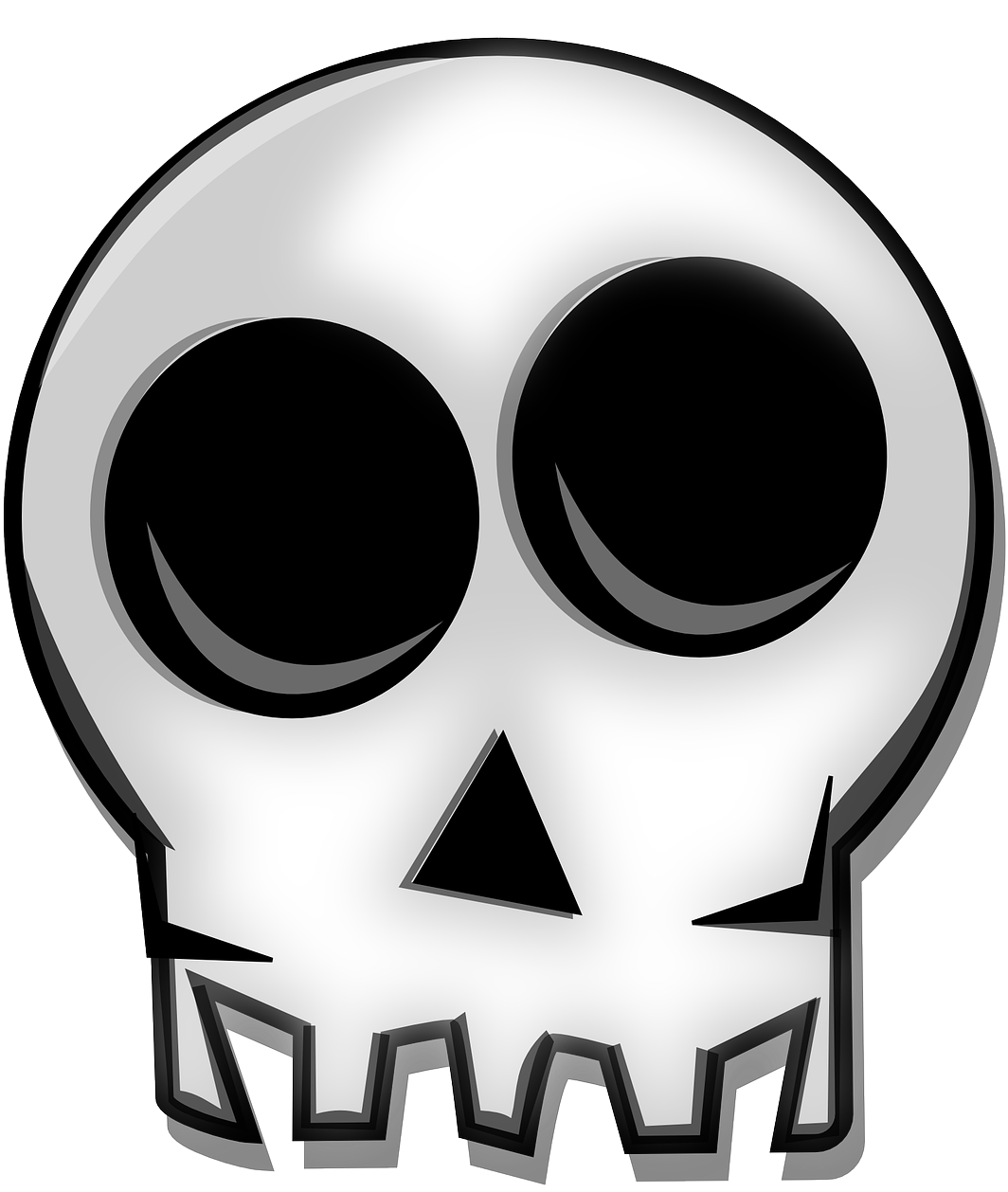 Bones Death Mort Skeleton Skull Png Image - Skeleton Skull (1092x1280)