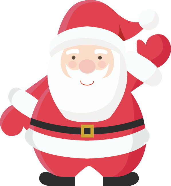 Christmas Label Santa Claus Paper Sticker - Christmas Label Santa Claus Paper Sticker (597x648)