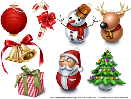 Toner Refill Store - Christmas Icons (448x334)