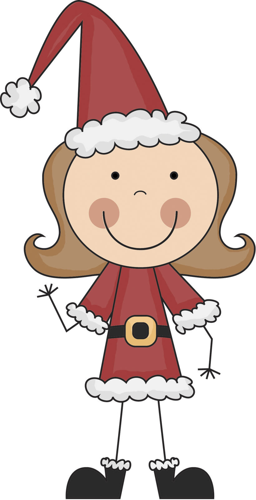 Cute Santa Claus Clipart Hd Wallpapers Wallpaper - Scrappin Doodles Christmas (820x1600)