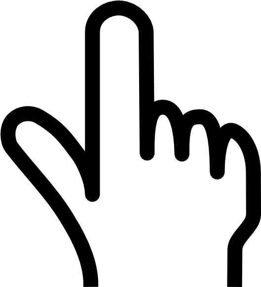 Pointer Clip Art At Clker - Pointing Finger (528x596)