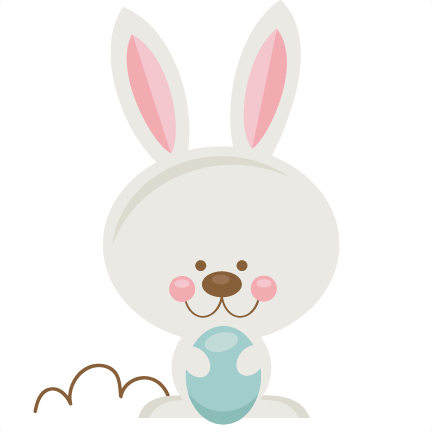 Easter Bunny Scrapbook Cuts Svg Cutting Files Doodle - Cartoon (432x432)