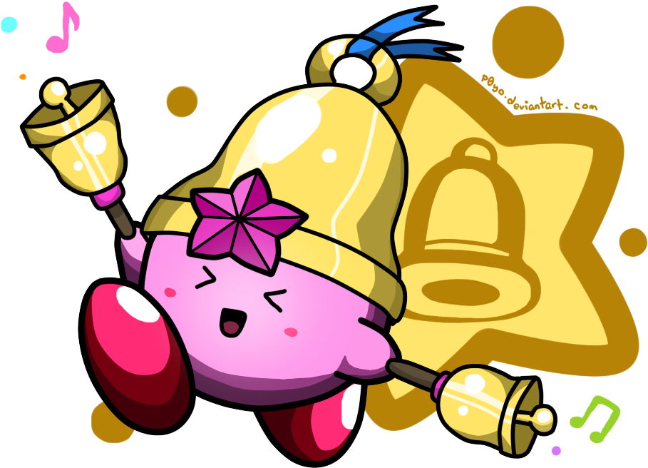 Bell Kirby By P0yo - Kirby (1000x800)