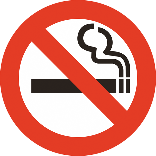 All Hospitals 100 % Smoke-free As Of - No Smoking Clipart Transparent (500x500)