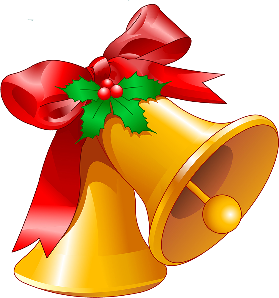 Ding Dong Merrily On High - Christmas Bells Clip Art (1000x1040)