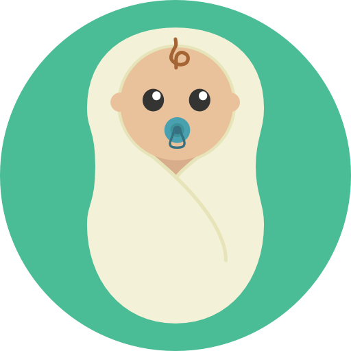 Birth Clipart Baby Sling - Baby Icon (512x512)