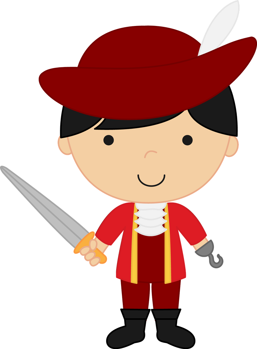 Neverland Friends Clipart - Young Captain Hook Clipart (900x1223)