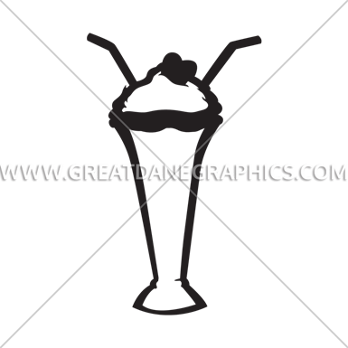 Valentine Milkshake - Illustration (385x385)