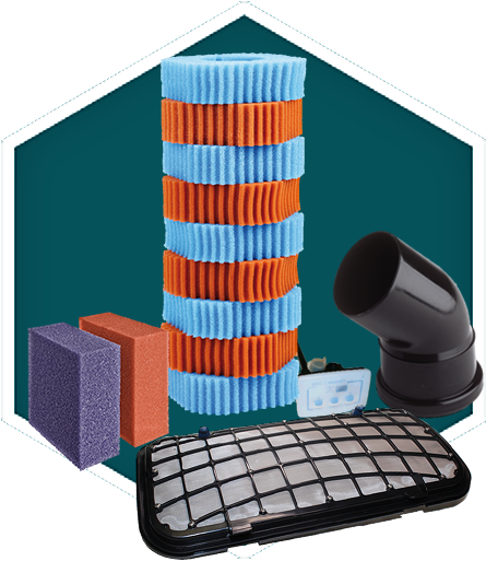 Oase Spare Parts - Oase Replacement Filter Foam Set For Filtoclear 20000-30000 (526x514)