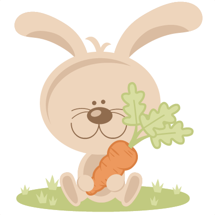 Cute Cartoon Rabbit Carrot (432x432)