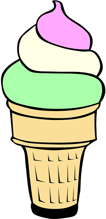 Cartoon Ice Cream Sundae 7, Buy Clip Art - Ice Cream Cone Coloring Page (360x720)