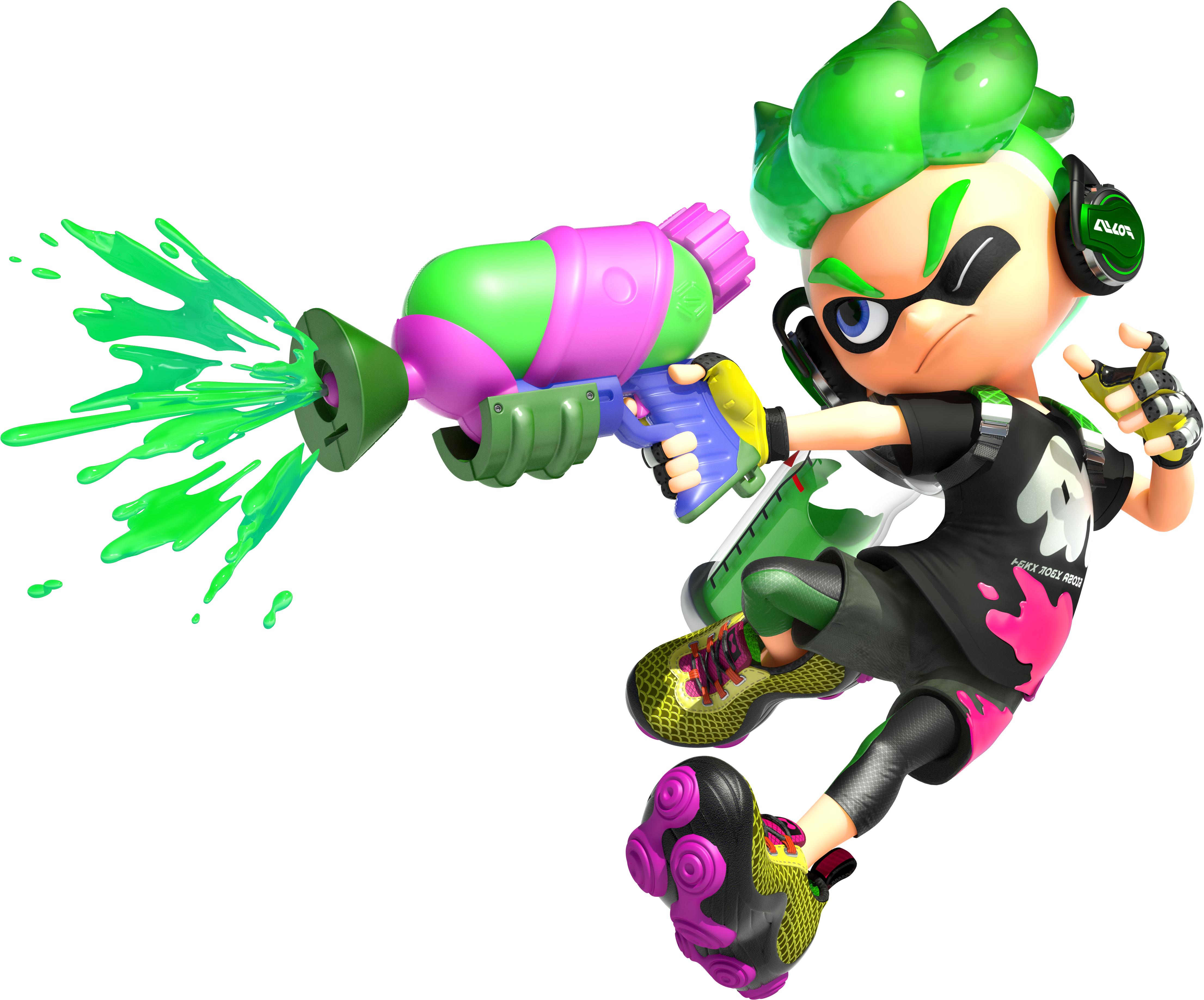 Fine Art Is A Celebration Of The Work Of Video Game - Splatoon 2 Inkling Bo...