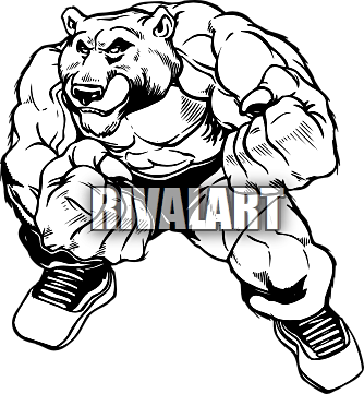 Mascot Design - Google Search - Wildcat Wrestler Clip Art (334x361)