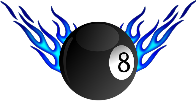 Billiard, Flame, Ball, Pool, Game - Dessin De Coeur Tribal (660x340)