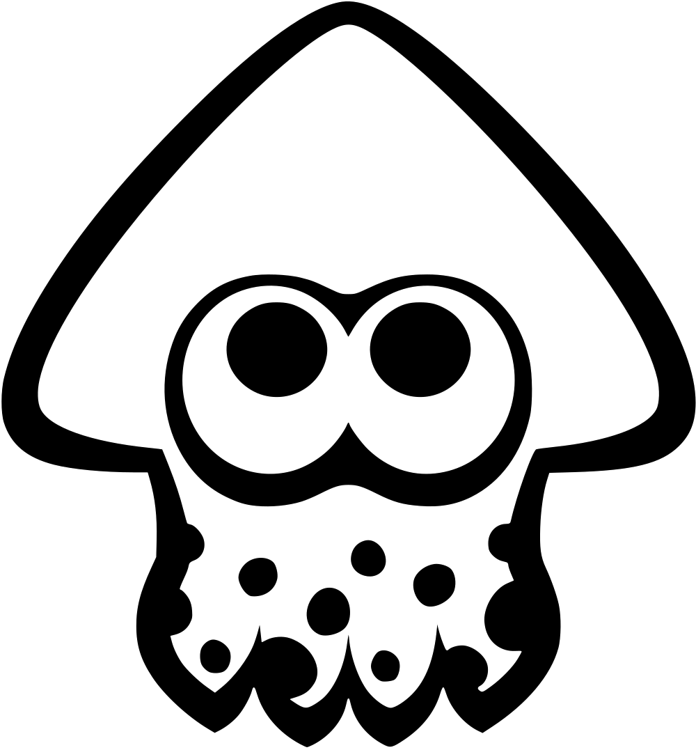 File Squid Icon Splatoon Svg Wikimedia Commons Rh Commons - Splatoon Squid (1000x1077)
