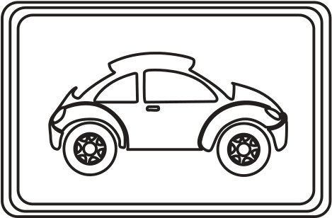 Square With Sport Car Side - Car (550x550)