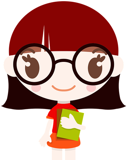 Quiz On Matilda By Roald Dahl - Nerd Girl Clipart (720x540)