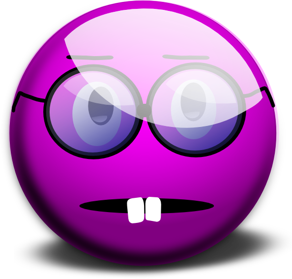 Purple Emoticon Clip Art - Violet Emoticons (634x608)