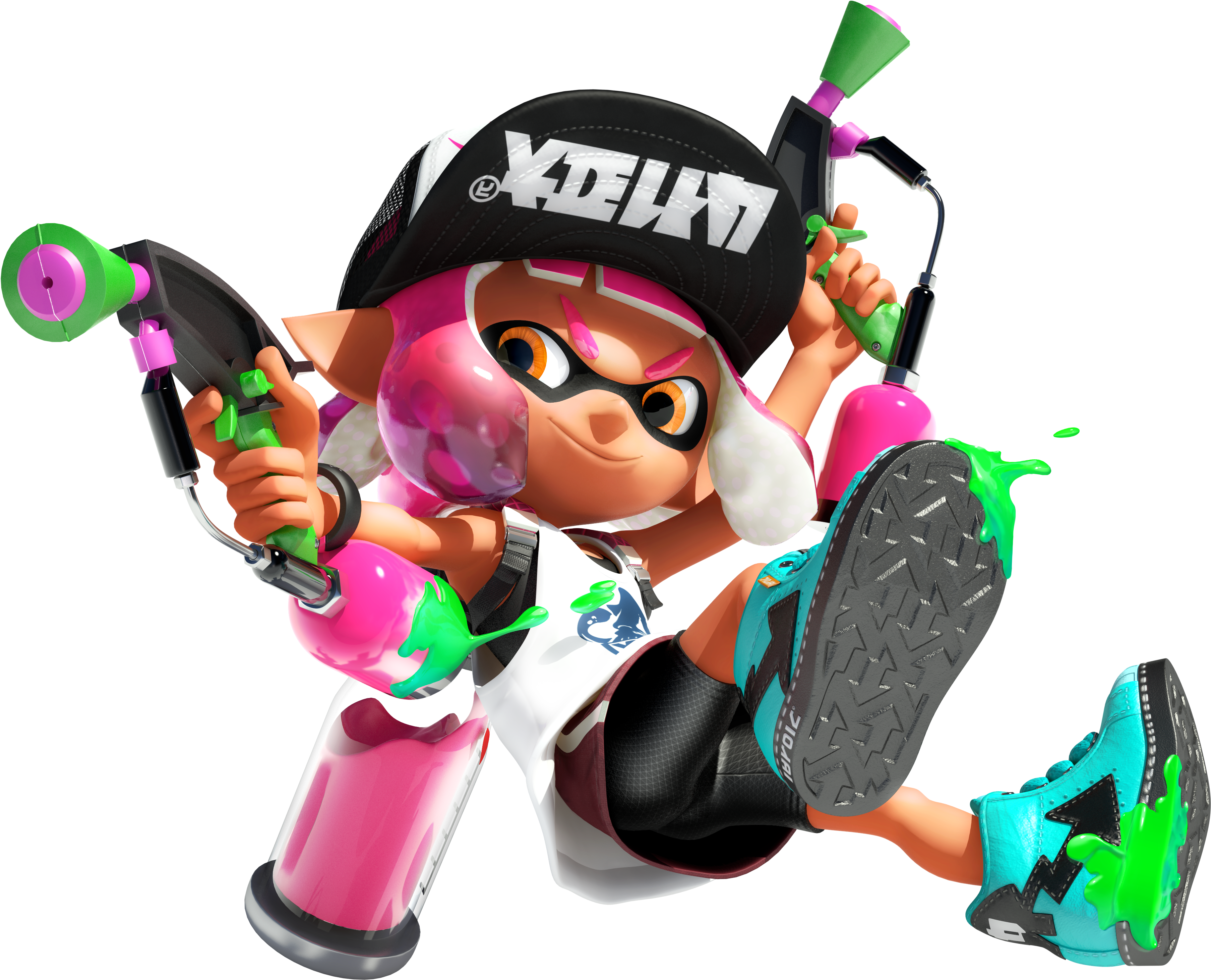 Nintendo's Artists Are Being Cool - Inkling Girl Splatoon 2 (4096x4096)