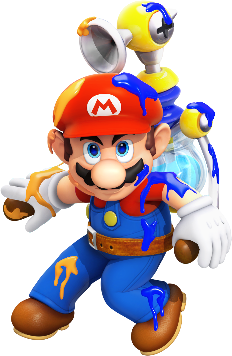 Super Mario Sunshine Mario (1200x1200)
