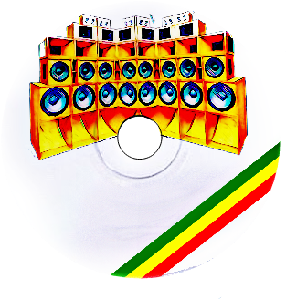 Cd Disc Dub Reggae Soundsystem Speaker Rasta Background - Reggae (350x349)