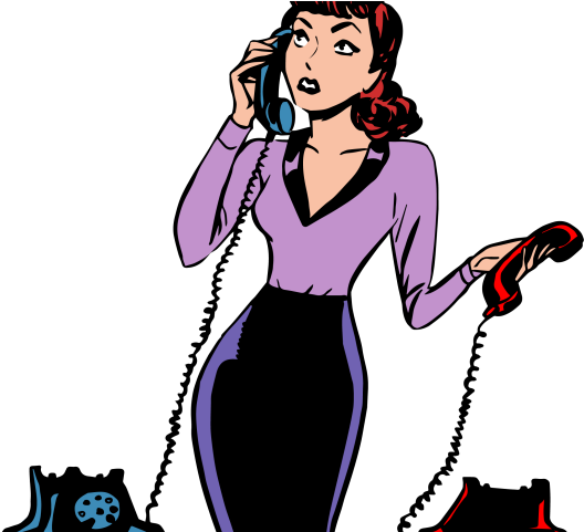 Secretary Clipart Profession - Secretary Comic (640x480)