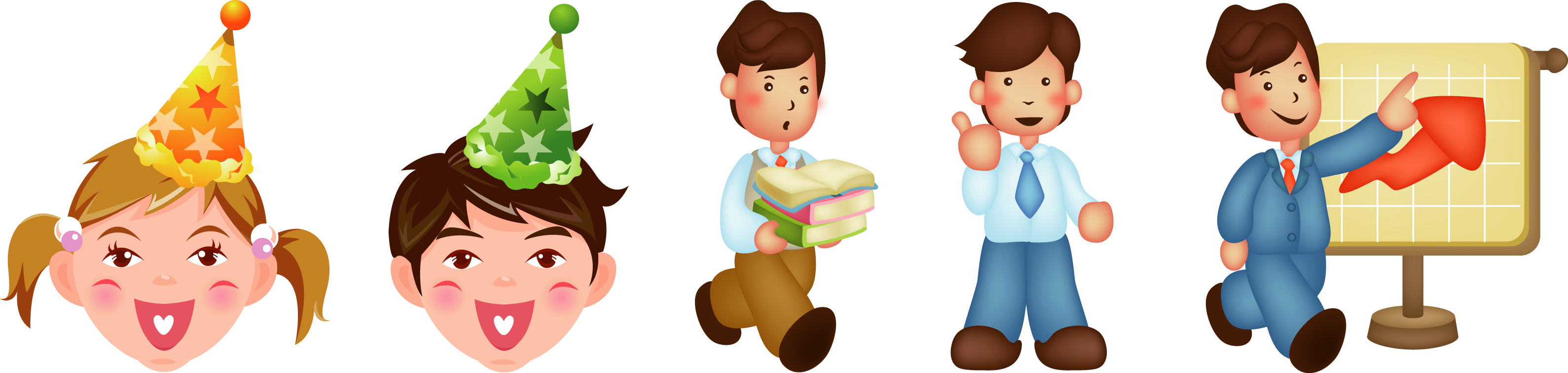 Cartoon Euclidean Vector Child - Cartoon Euclidean Vector Child (3179x756)