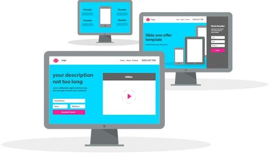 Landing Page Optimisation - Imagen Landing Page Png (550x315)