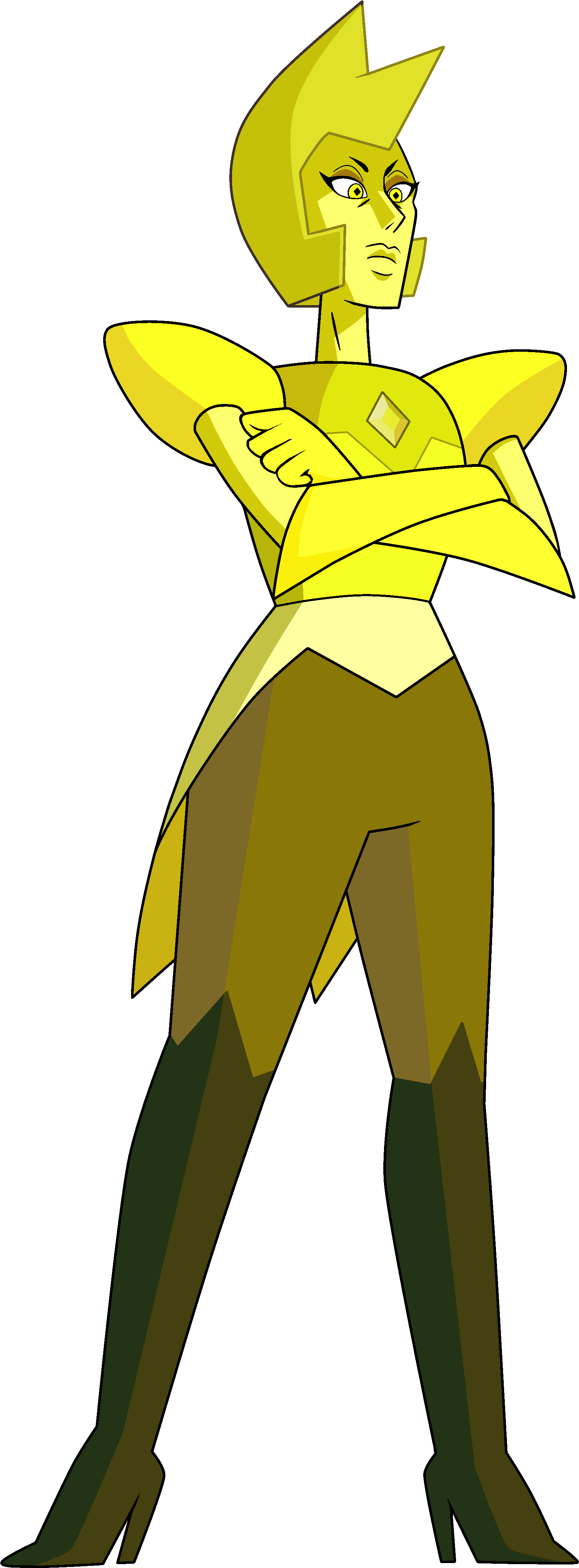 Thumbnail For Version As Of - Yellow Diamond Steven Universe (2000x4500)