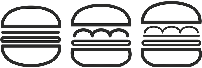 Burger Restaurant Piktogram Fast Food Hamb - Hamburger (680x340)