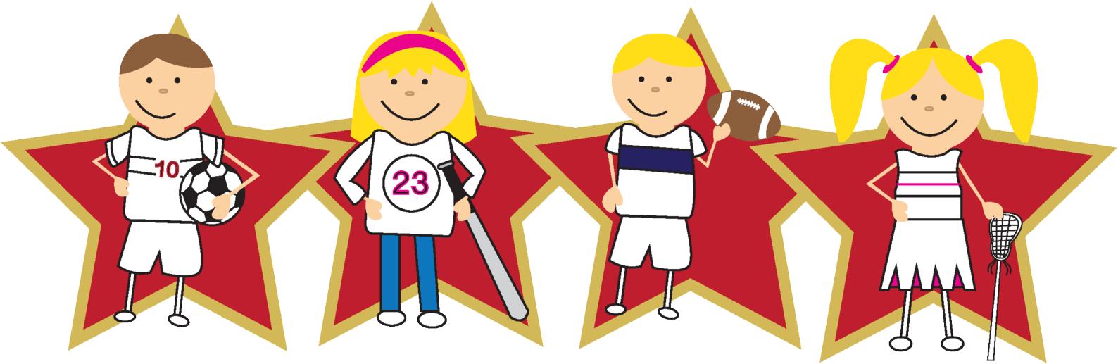 Download Kids Sport Transparent Background Hq Png Image - Sports Clipart Transparent Background (1600x578)